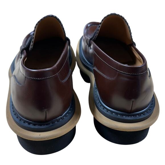 Dries Van Noten Lug Sole Penny Loafer in Brown Men's Size 44 (US 11) NWOB - Picture 3 of 8